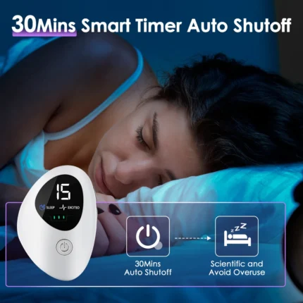 Handheld CES Microcurrent Sleep Aid Device for Insomnia and Anxiety Relief