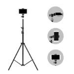 Multifunctional Mobile Tripod Stand for Live Streaming Video Recording and Selfies - Image 6