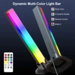 Pair of RGB Rhythm Smart Light Bars with DIY Color Control for Gaming Setups - Image 2