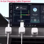 Adhesive Magnetic Cable Clip Organizer for Home Office Under Desk Wire Management - Image 2