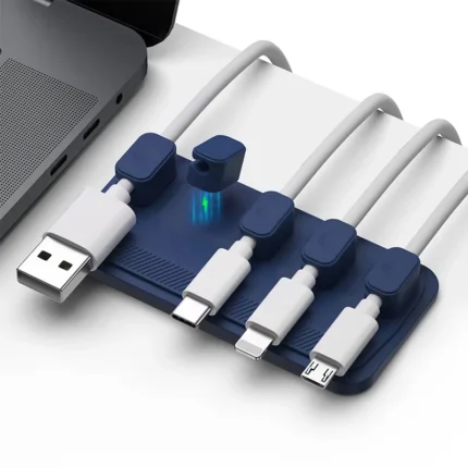 Silicone Magnetic Desktop Cable Organizer Clips