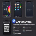 Smart Tuya RGB Sunset Projection Lamp with App Control for Photography and Room Decor - Image 4
