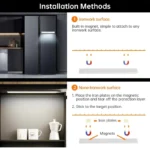 Wireless LED Motion Sensor Night Light for Kitchen Cabinets Wardrobe and Bedroom Lighting - Image 4
