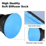 6-color photography studio light diffuser socks for 7-inch reflectors
