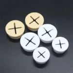 Self-adhesive circular cable organizer clips