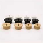 Self-adhesive circular cable organizer clips
