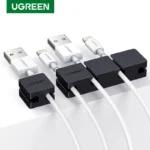 Modular adhesive cable organizer clips for desk and car