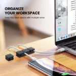 Modular adhesive cable organizer clips for desk and car