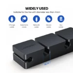 Modular adhesive cable organizer clips for desk and car