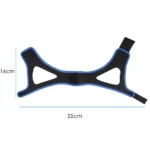 Adjustable anti-snoring chin strap for mouth breathers and snore relief