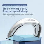 Ergonomic U-shaped anti-snoring mouthpiece made of food-grade silicone