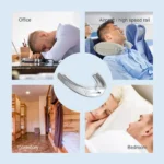 Ergonomic U-shaped anti-snoring mouthpiece made of food-grade silicone
