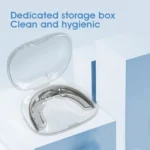 Ergonomic U-shaped anti-snoring mouthpiece made of food-grade silicone