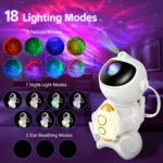 Astronaut Galaxy Star Projector with Nebula and Laser Stars