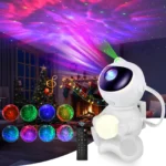 Astronaut Galaxy Star Projector with Nebula and Laser Stars