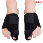 Adjustable bunion corrector splint for big toe alignment