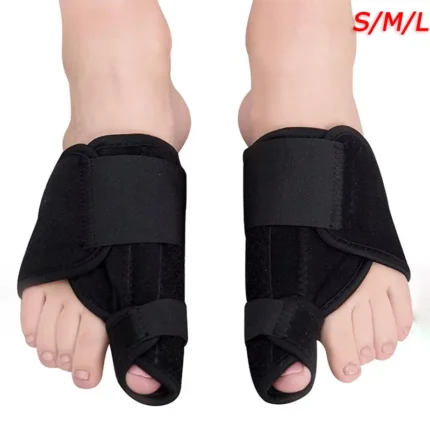 Adjustable bunion corrector splint for big toe alignment