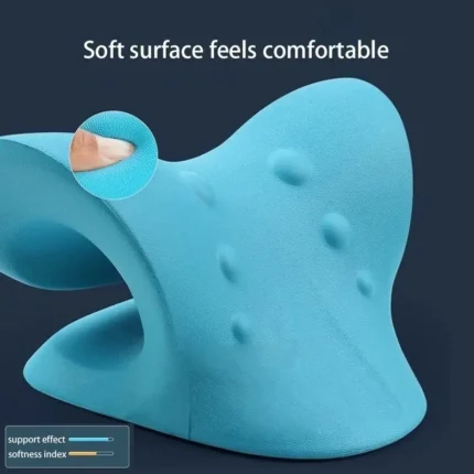 Cervical neck traction device for neck pain relief and alignment