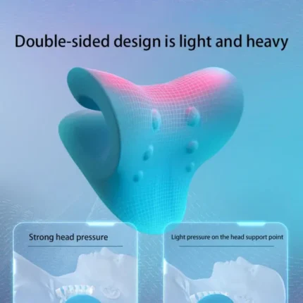 Cervical neck traction device for neck pain relief and alignment