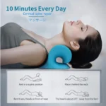 Cervical neck traction device for neck pain relief and alignment