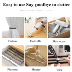 Cut-to-length hook and loop cable organizer roll