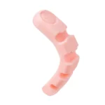 Cute animal face silicone adhesive multi-slot cable organizer and cord holder.