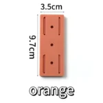 Detachable power strip holder adhesive mount for under desk