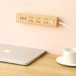 Detachable power strip holder adhesive mount for under desk