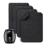 Dual-sided appliance slider mat with non-slip and heat-proof features.