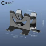Dual vertical laptop stand with adjustable slots