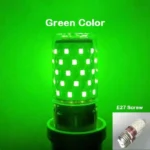 Multi-colored E27 LED corn bulbs for decorative ambient lighting