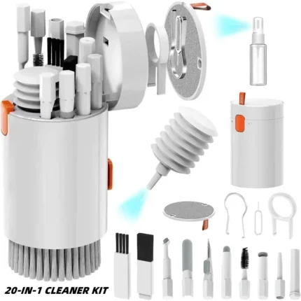 20-in-1 electronics cleaning kit for keyboard laptop and earbuds