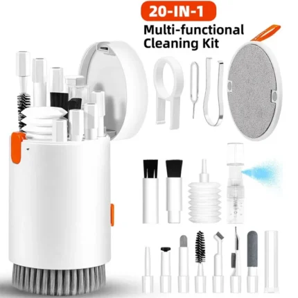 20-in-1 electronics cleaning kit for keyboard laptop and earbuds