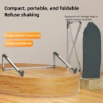 Foldable aluminum laptop stand for ergonomic desk setup