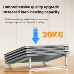 Foldable aluminum laptop stand for ergonomic desk setup