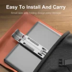 Foldable ergonomic laptop stand with adjustable height