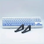 Pair of ergonomic laptop and keyboard riser stands