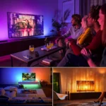 131ft RGB LED strip lights with music sync and app control