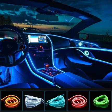 Flexible multi-color LED car interior accent lights