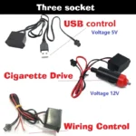 Flexible multi-color LED car interior accent lights