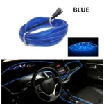 Flexible multi-color LED car interior accent lights