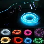 Flexible multi-color LED car interior accent lights