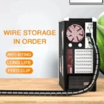 Flexible spiral cable management sleeve with installation tool.