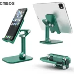 Foldable phone and tablet stand with adjustable multi-angle design