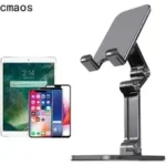 Foldable phone and tablet stand with adjustable multi-angle design