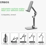 Foldable phone and tablet stand with adjustable multi-angle design