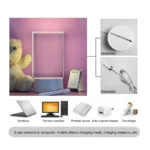 Glowing LED message board with custom handwritten notes