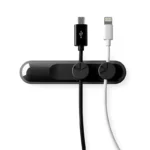 Versatile cable organizer for desk, wall, and car