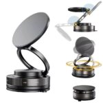 Magnetic adjustable phone and tablet stand car mount desk