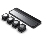 Magnetic modular cable organizer for desk and car cable management